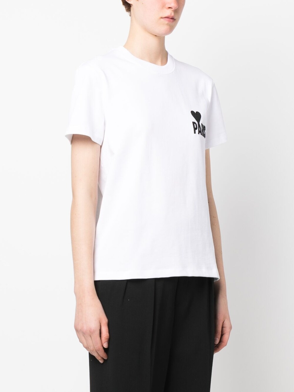 Ami Paris T-shirts and Polos White UTS014D701100 (AMI Paris / Tシャツ・カットソー ) | AMI Paris (アミパリス)(4)