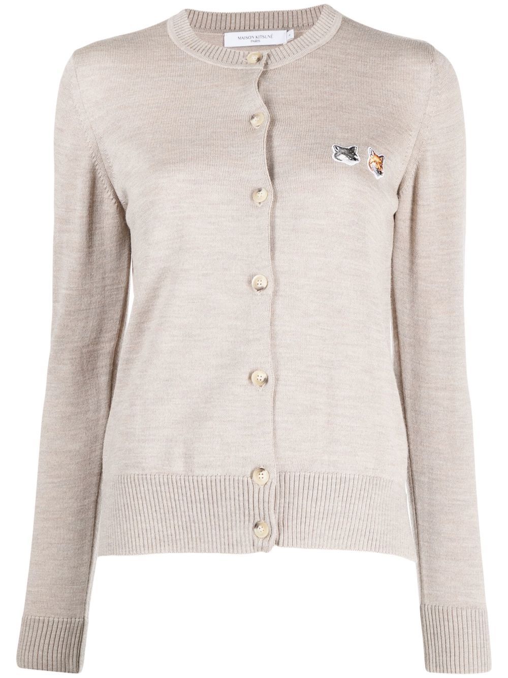MAISON KITSUNE' Sweaters Beige GW00544KT1036H250 (Maison Kitsuné / ニット・セーター・カーディガン ) | Maison Kitsuné (メゾン キツネ)