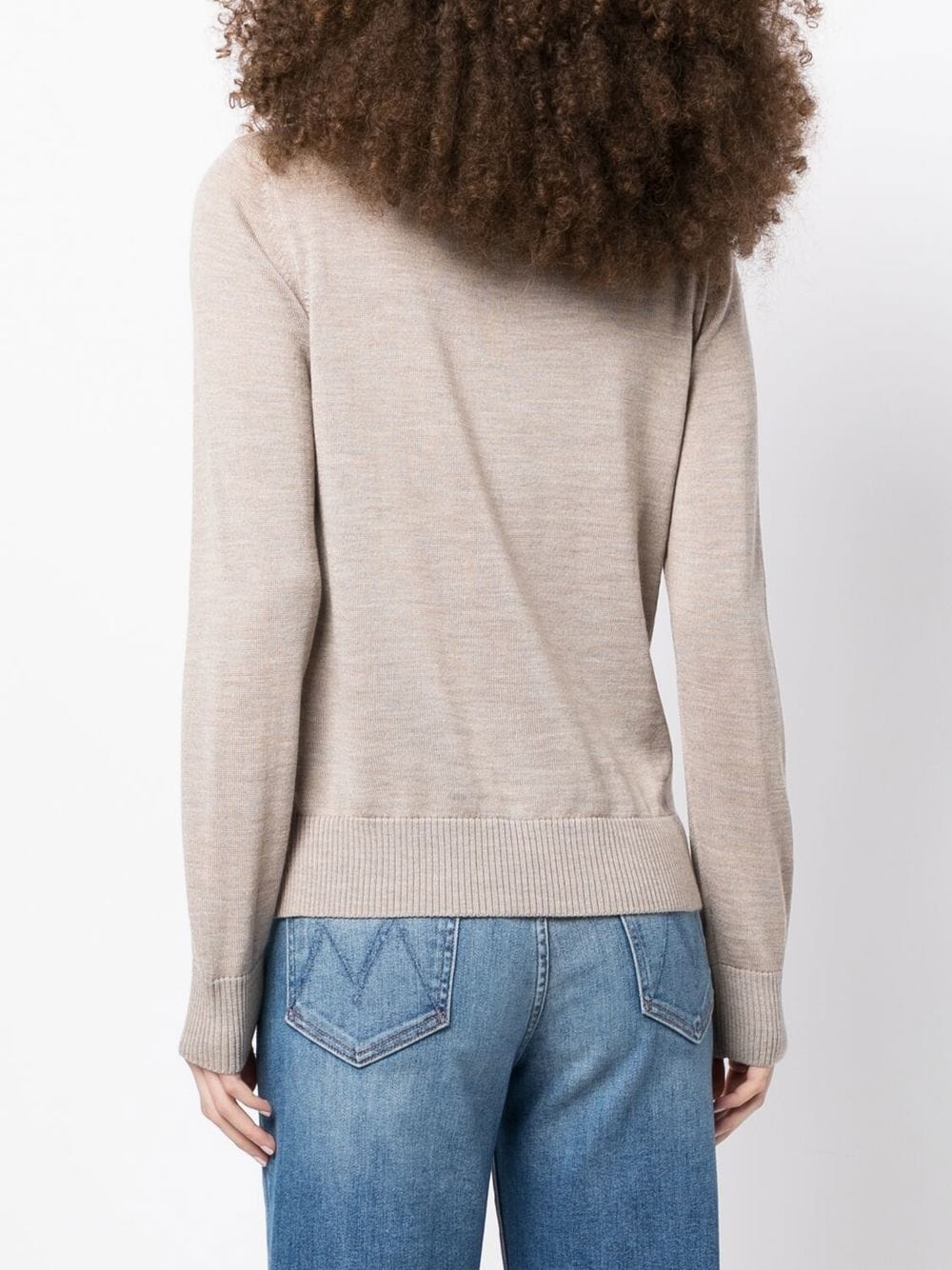 MAISON KITSUNE' Sweaters Beige GW00544KT1036H250 (Maison Kitsuné / ニット・セーター・カーディガン ) | Maison Kitsuné (メゾン キツネ)(2)