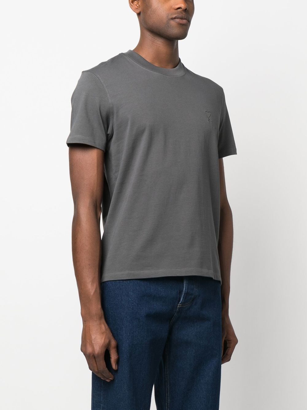 Ami Paris T-shirts and Polos Grey UTS022726081 (AMI Paris / Tシャツ・カットソー ) | AMI Paris (アミパリス)(1)