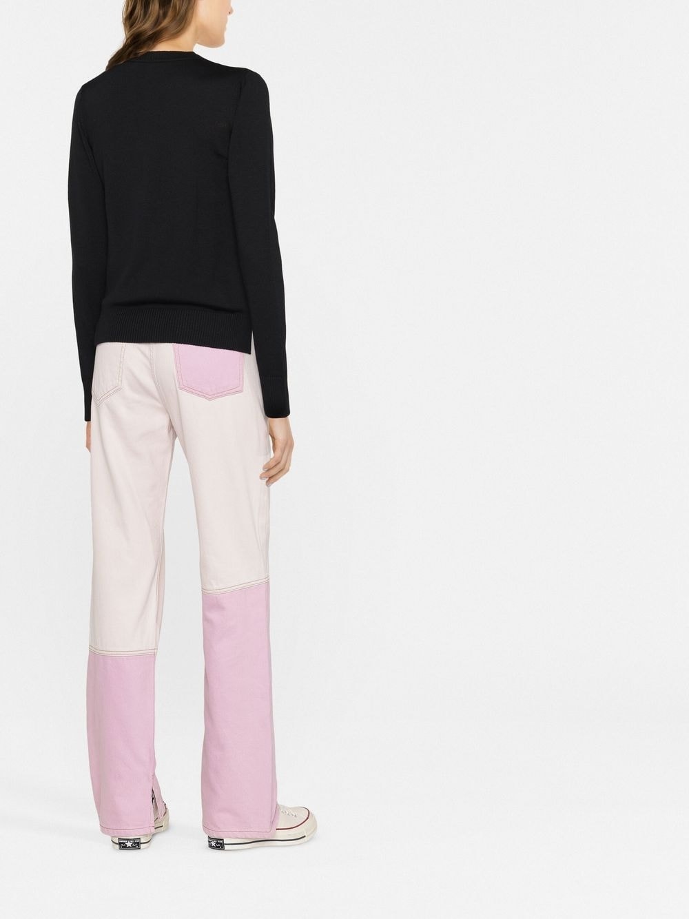 MAISON KITSUNE' Sweaters Black GW00544KT1036P199 (Maison Kitsuné / ニット・セーター・カーディガン ) | Maison Kitsuné (メゾン キツネ)(1)