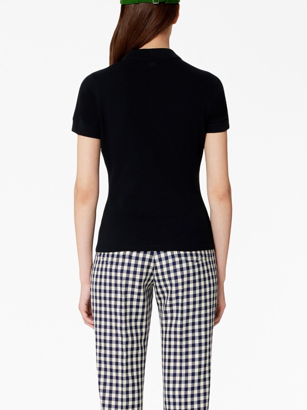 Ami Paris T-shirts and Polos Black FPL001760001 (AMI Paris / ポロシャツ ) | AMI Paris (アミパリス)(1)