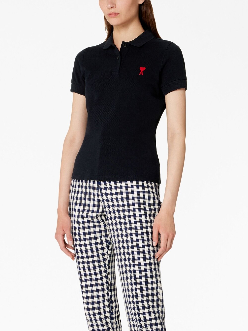 Ami Paris T-shirts and Polos Black FPL001760001 (AMI Paris / ポロシャツ ) | AMI Paris (アミパリス)(3)