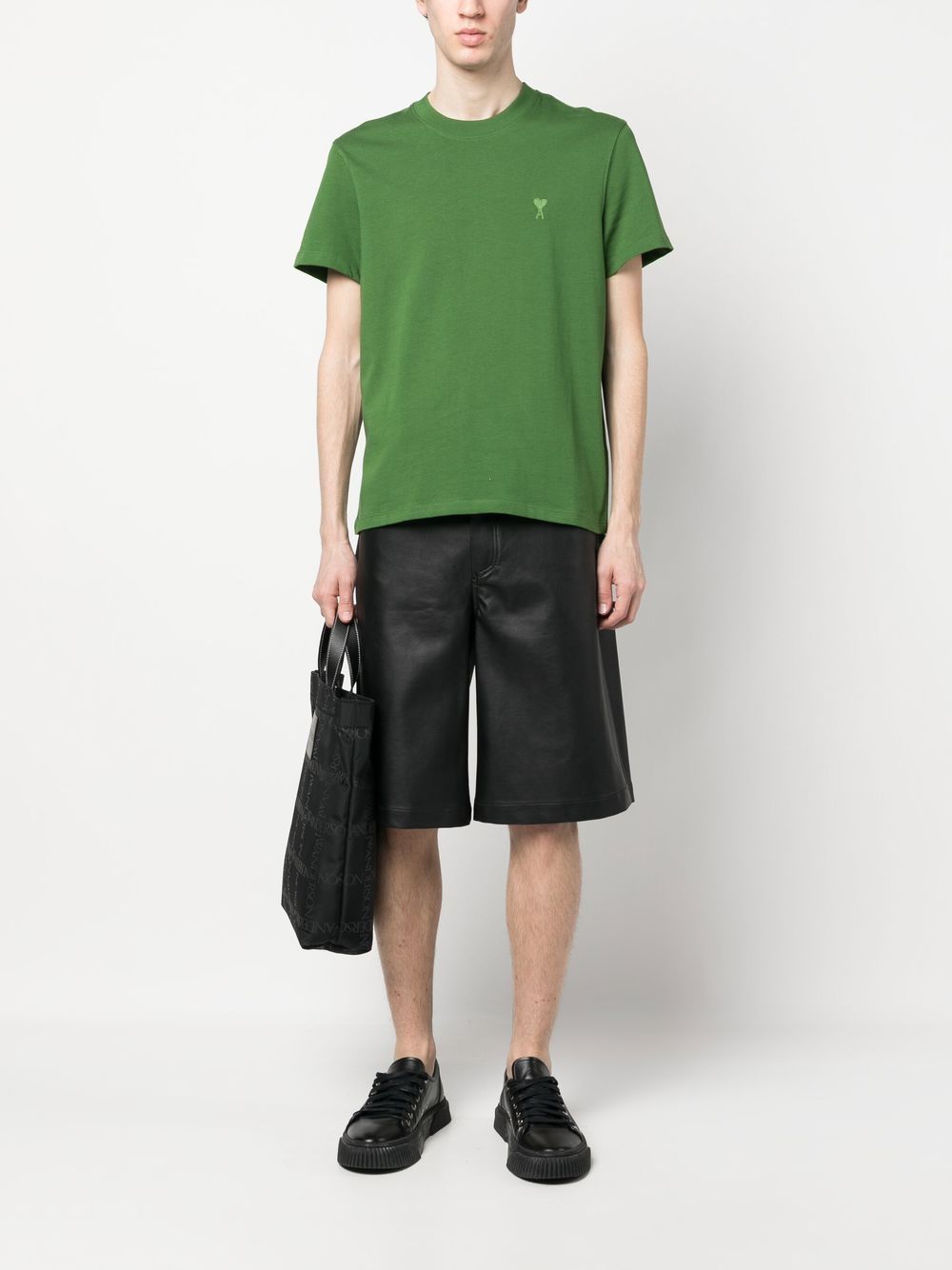 Ami Paris T-shirts and Polos Green UTS022726311 (AMI Paris / Tシャツ・カットソー ) | AMI Paris (アミパリス)(1)