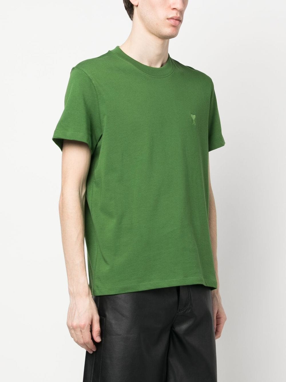 Ami Paris T-shirts and Polos Green UTS022726311 (AMI Paris / Tシャツ・カットソー ) | AMI Paris (アミパリス)(3)