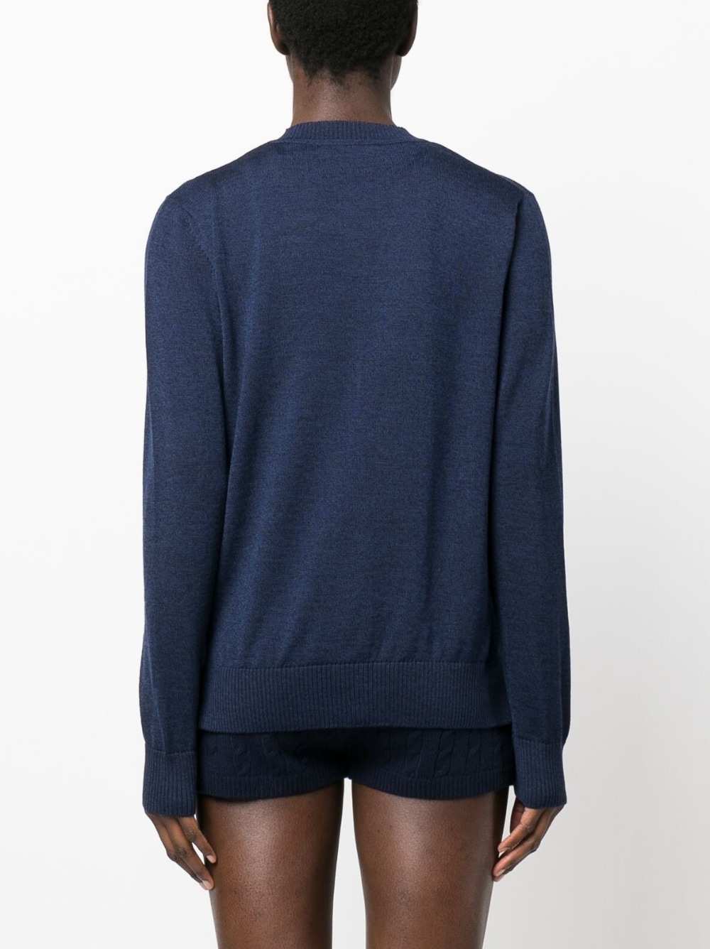 MAISON KITSUNE' Sweaters Blue IW00528KT1036H481 (Maison Kitsuné / ニット・セーター・カーディガン ) | Maison Kitsuné (メゾン キツネ)(2)