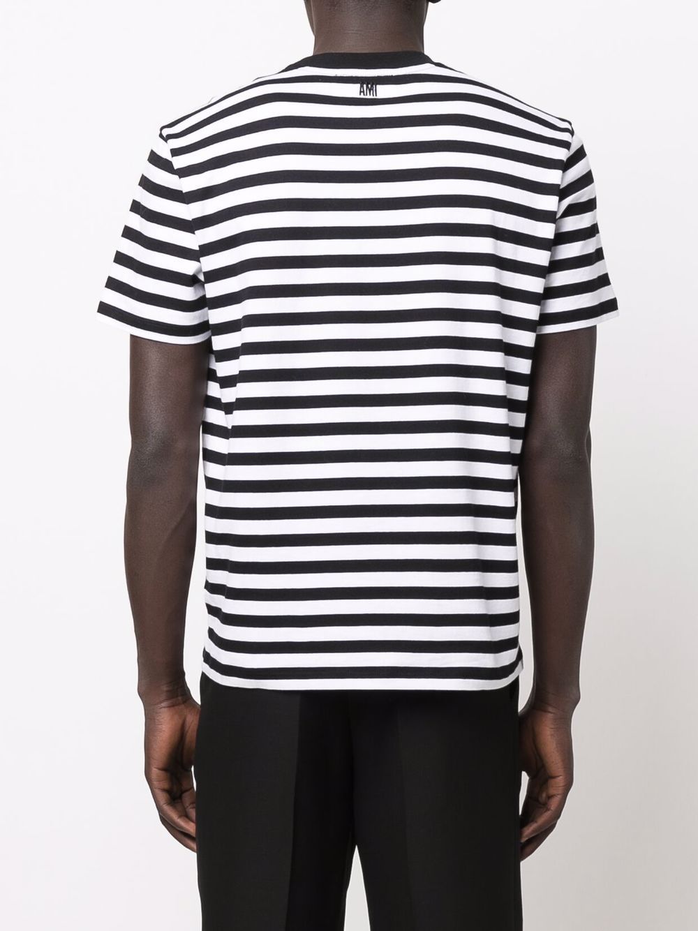 Ami Paris T-shirts and Polos Black UTS013074004 (AMI Paris / Tシャツ・カットソー ) | AMI Paris (アミパリス)(1)