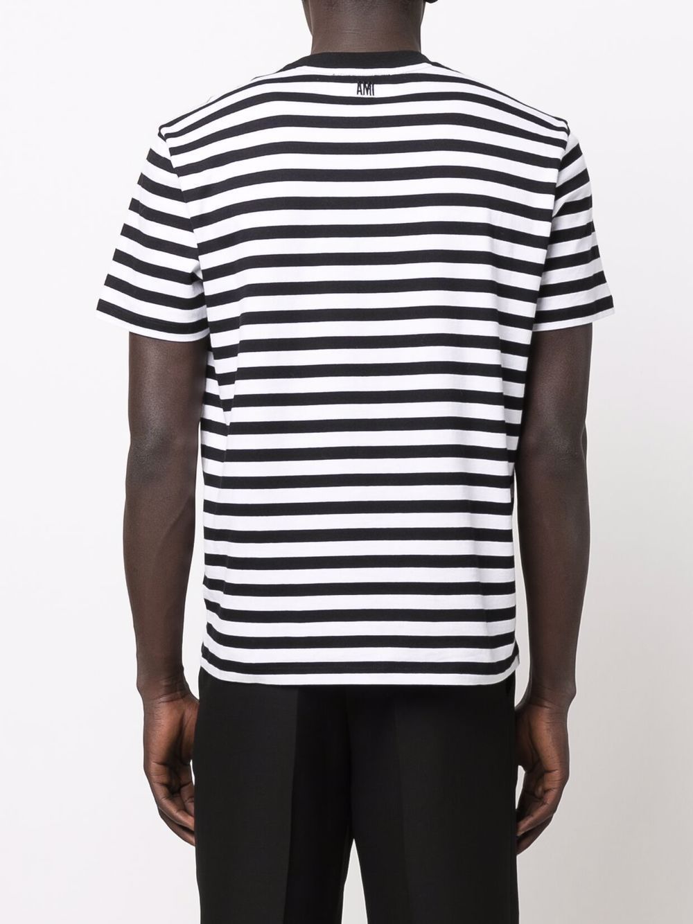 Ami Paris T-shirts and Polos Black UTS013074004 (AMI Paris / Tシャツ・カットソー ) | AMI Paris (アミパリス)(6)