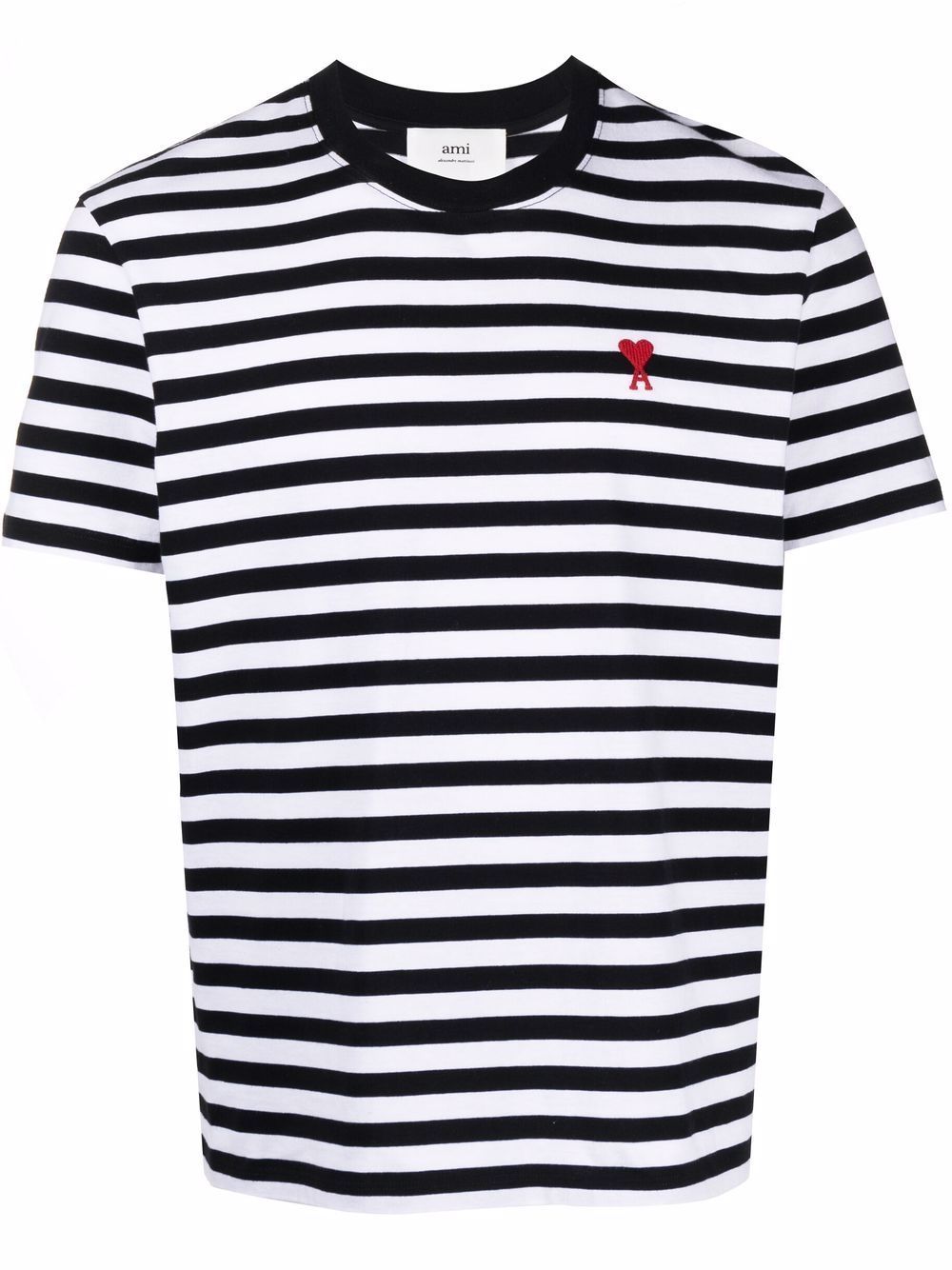 Ami Paris T-shirts and Polos Black UTS013074004 (AMI Paris / Tシャツ・カットソー ) | AMI Paris (アミパリス)(7)