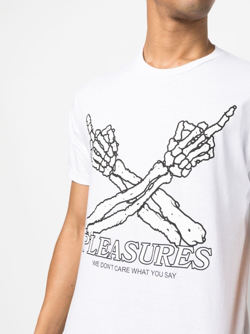 Pleasures T-shirts and Polos White P23SP051WHITE (PLEASURES / Tシャツ・カットソー ) | PLEASURES (プレジャーズ)(4)