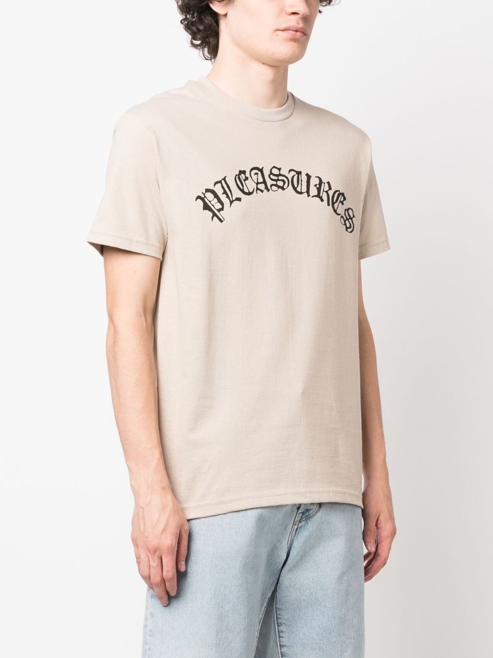 Pleasures T-shirts and Polos Beige P23SP063SAND (PLEASURES / Tシャツ・カットソー ) | PLEASURES (プレジャーズ)(3)