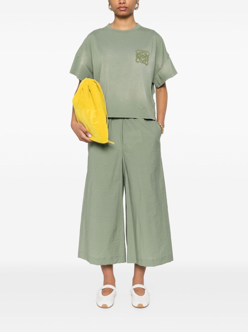 LOEWE PAULA'S IBIZA T-shirts and Polos Green S616Y22X818727 (LOEWE / Tシャツ・カットソー ) | LOEWE (ロエベ)(4)