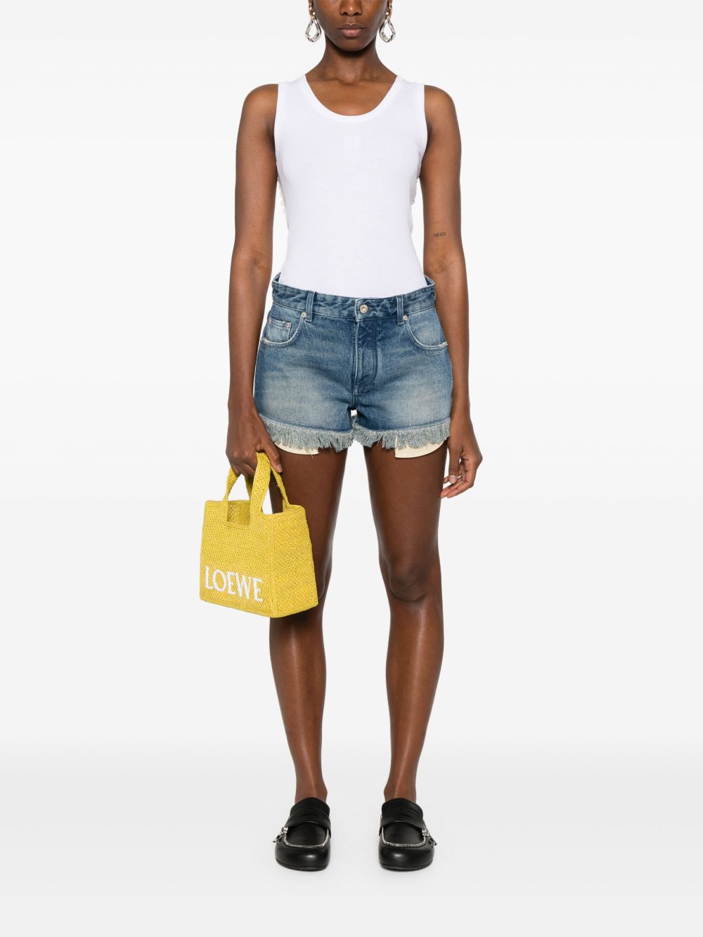 LOEWE PAULA'S IBIZA Top White S616Y23X482100 (LOEWE / タンクトップ・キャミソール ) | LOEWE (ロエベ)(3)