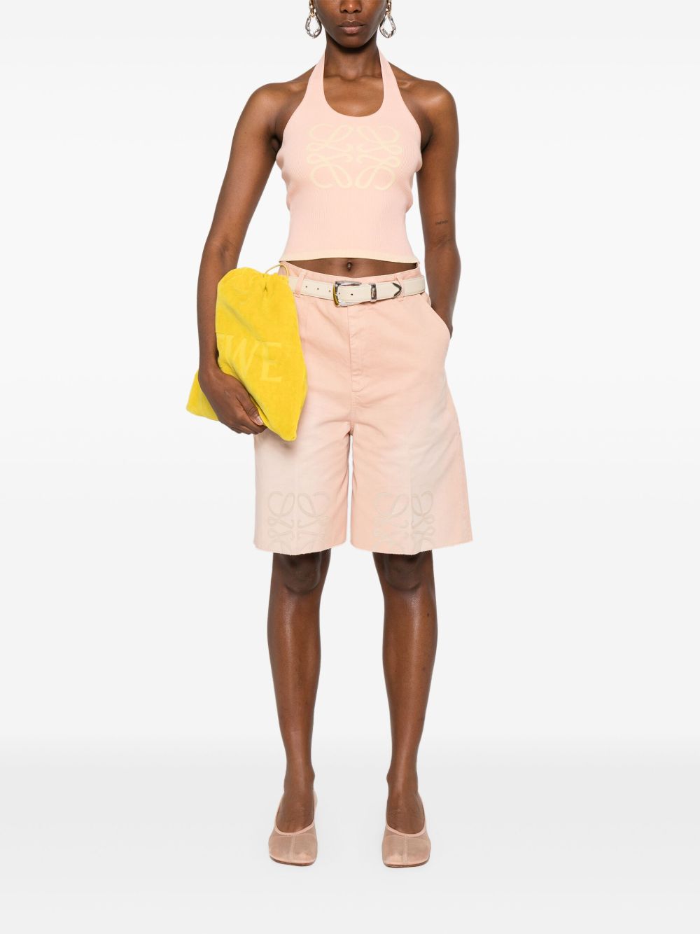 LOEWE PAULA'S IBIZA Shorts Pink S616Y1GX057200 (LOEWE / ショートパンツ ) | LOEWE (ロエベ)(4)