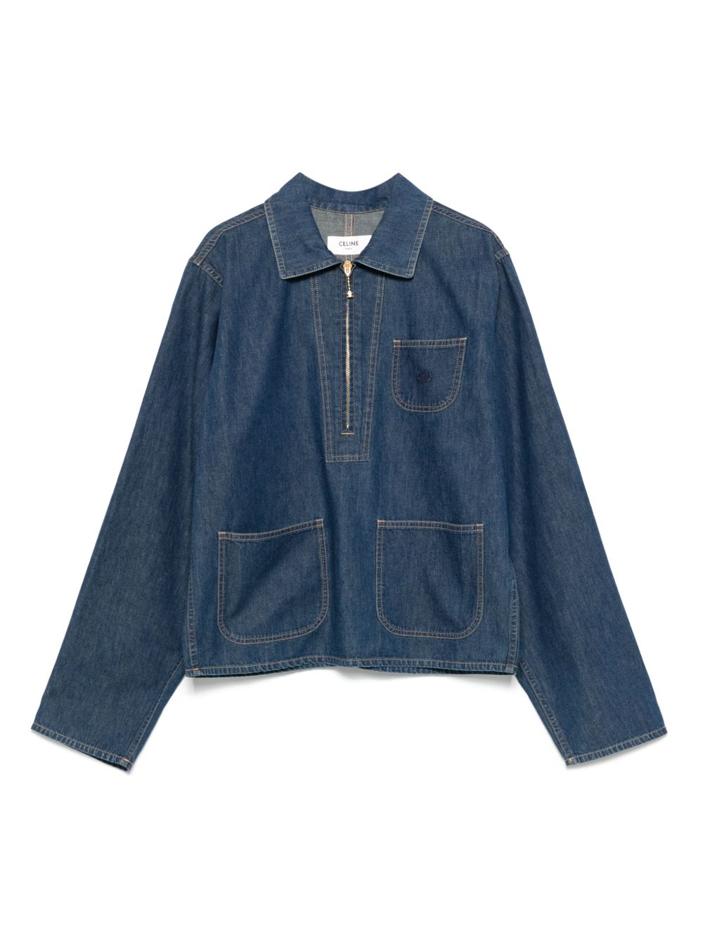 CELINE CAPSULE Shirts Blue RC019071108DO (CELINE / シャツ・ブラウス ) | CELINE (セリーヌ)
