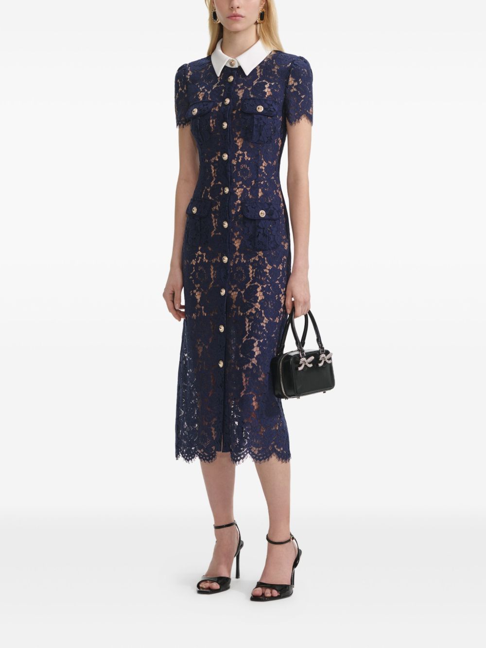 Self-portrait Dresses Blue PF25020MBLUE (self-portrait / ワンピース・ドレス・オールインワン ) | self-portrait (セルフ・ポートレイト)(3)