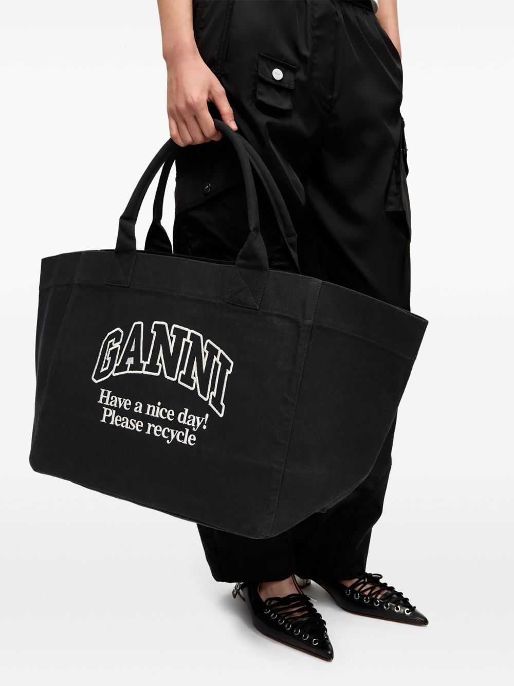GANNI Bags.. Black A6680252 (GANNI / トートバッグ ) | GANNI (ガニー)(2)