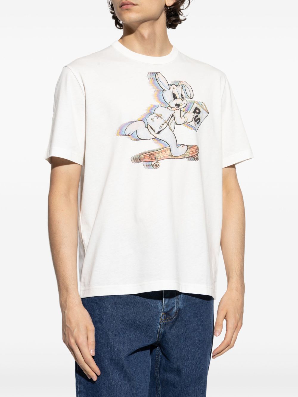 PS By Paul Smith T-shirts and Polos White M2R220XTP524702 (PS Paul Smith / Tシャツ・カットソー ) | PS Paul Smith (ピーエス ポール・スミス)(3)