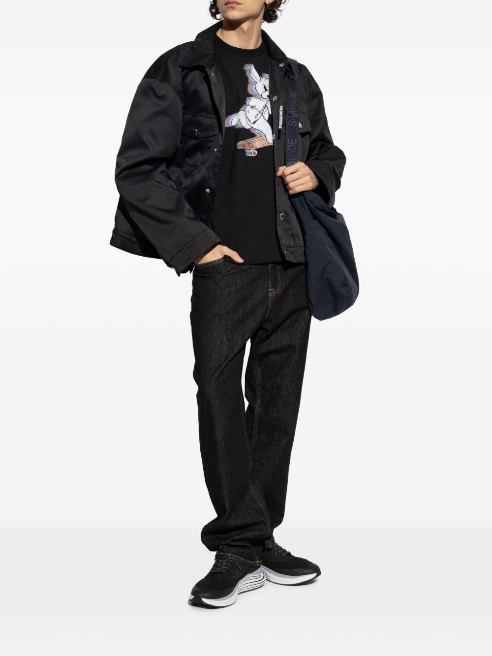 PS By Paul Smith T-shirts and Polos Black M2R220XTP524779 (PS Paul Smith / Tシャツ・カットソー ) | PS Paul Smith (ピーエス ポール・スミス)(3)