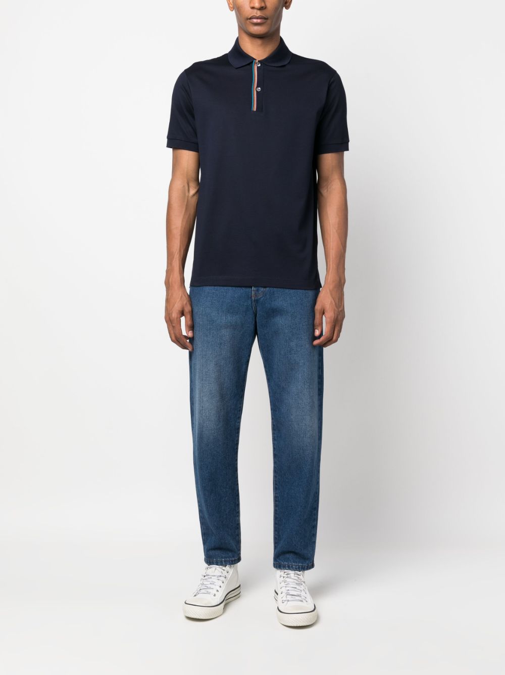 PS By Paul Smith T-shirts and Polos Blue M1R958PPL0008949 (PS Paul Smith / ポロシャツ ) | PS Paul Smith (ピーエス ポール・スミス)(3)