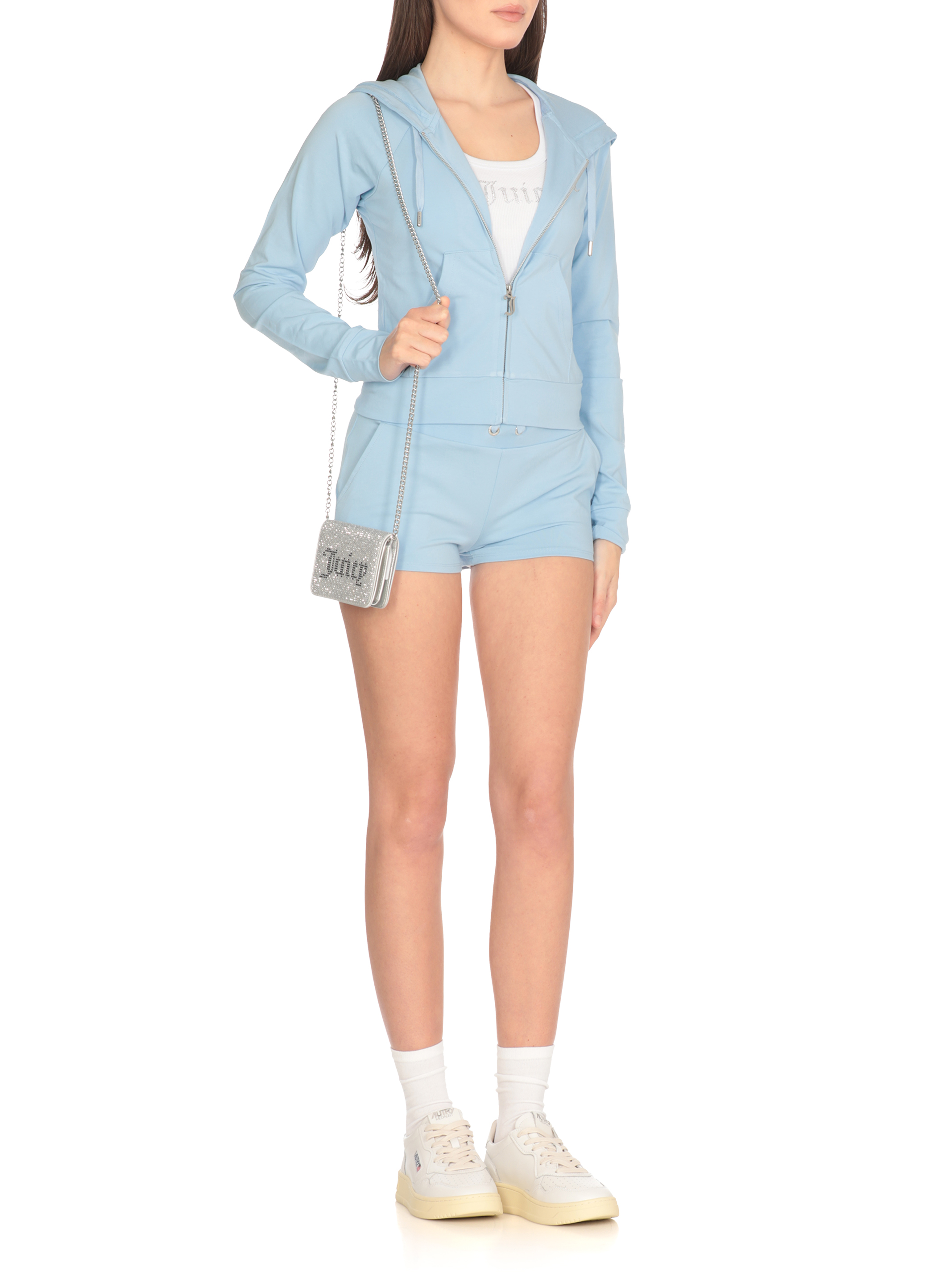 Juicy Couture Shorts Light Blue VEJH70566WC4JD7 (Juicy Couture / ショートパンツ ) | Juicy Couture (ジューシー クチュール)(4)