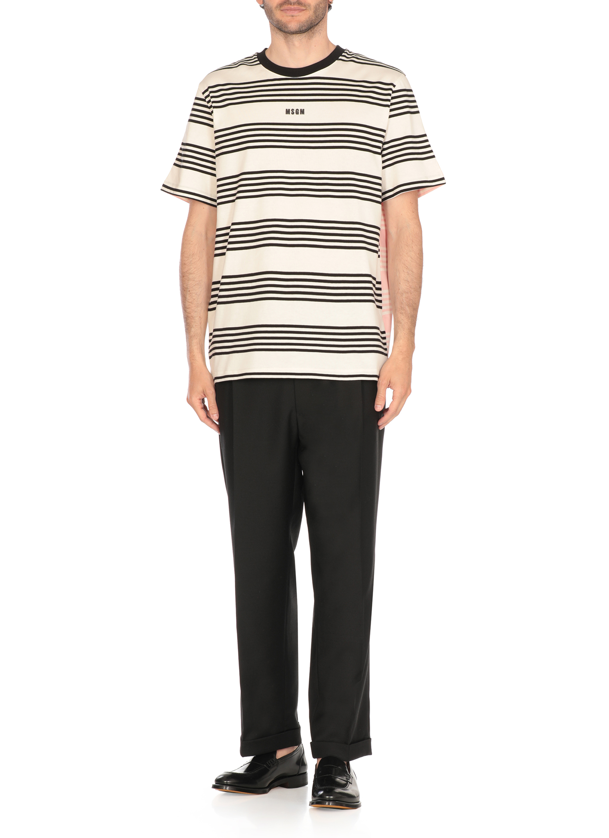 MSGM T-shirts and Polos Ivory 3840MM12325712802 (MSGM / Tシャツ・カットソー ) | MSGM (エムエスジーエム)(1)