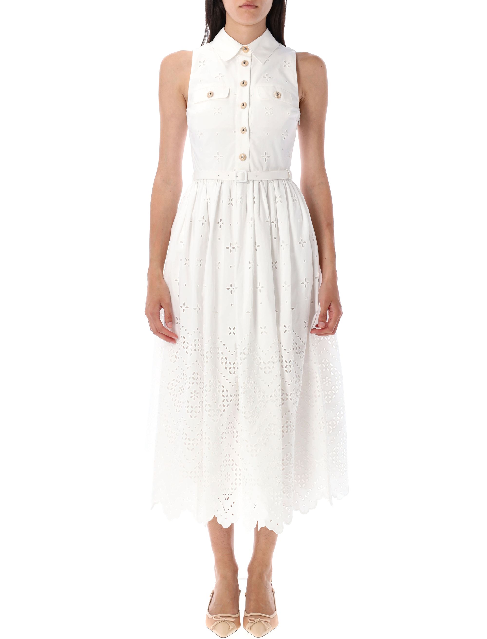 SELF PORTRAIT Dresses White PF25119MWWHITE (self-portrait / ワンピース・ドレス・オールインワン ) | self-portrait (セルフ・ポートレイト)