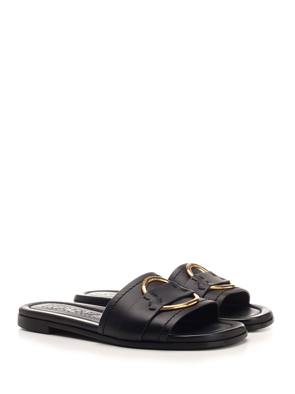 Black "Bell" flat sandal 4C00160M4097999 (Moncler / サンダル ) | Moncler (モンクレール)(3)