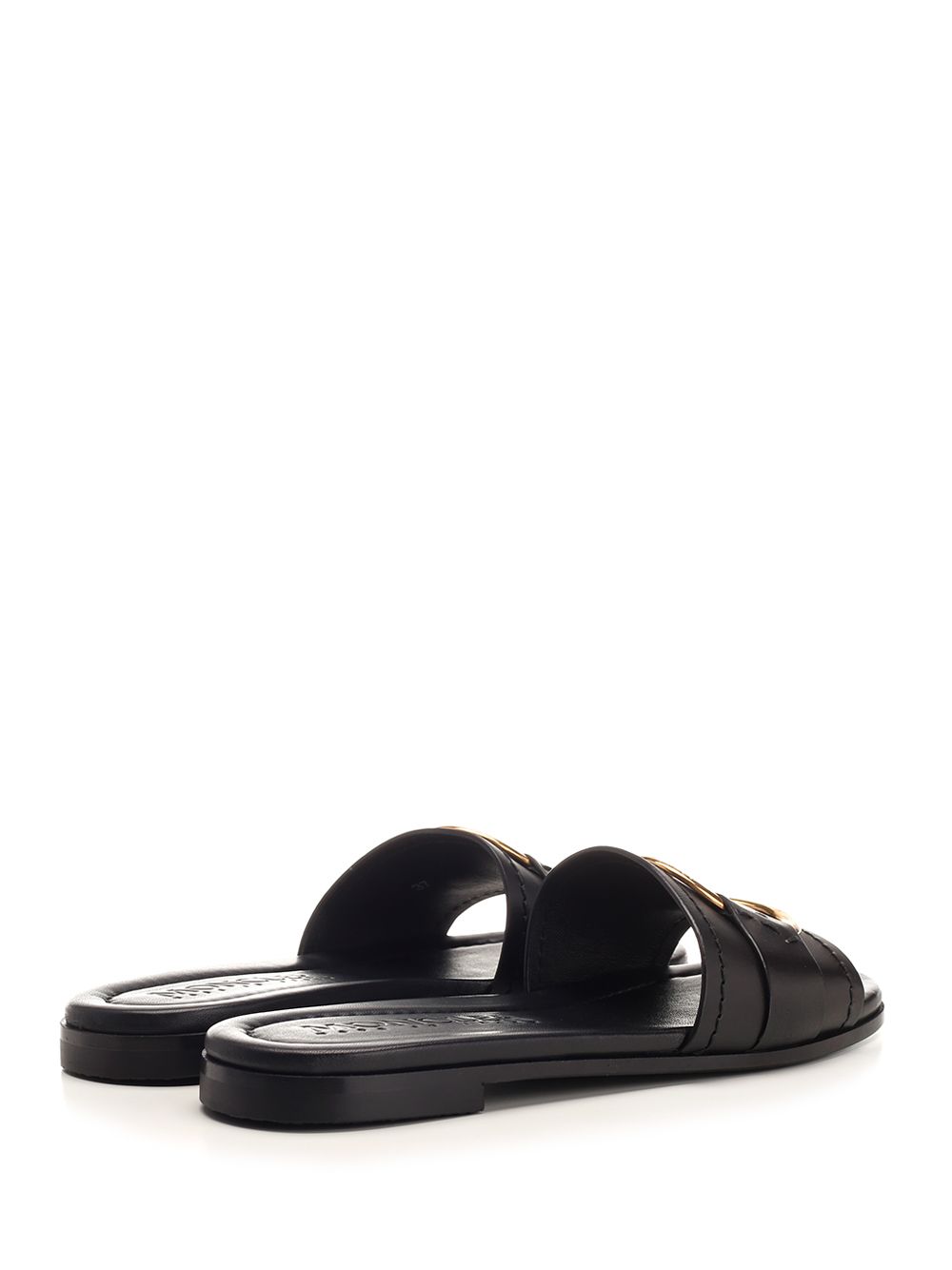 Black "Bell" flat sandal 4C00160M4097999 (Moncler / サンダル ) | Moncler (モンクレール)(4)