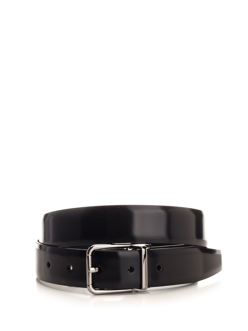 Glossy black belt BC4703 (Dolce & Gabbana / ベルト・サスペンダー ) | Dolce & Gabbana (ドルチェガッバーナ)