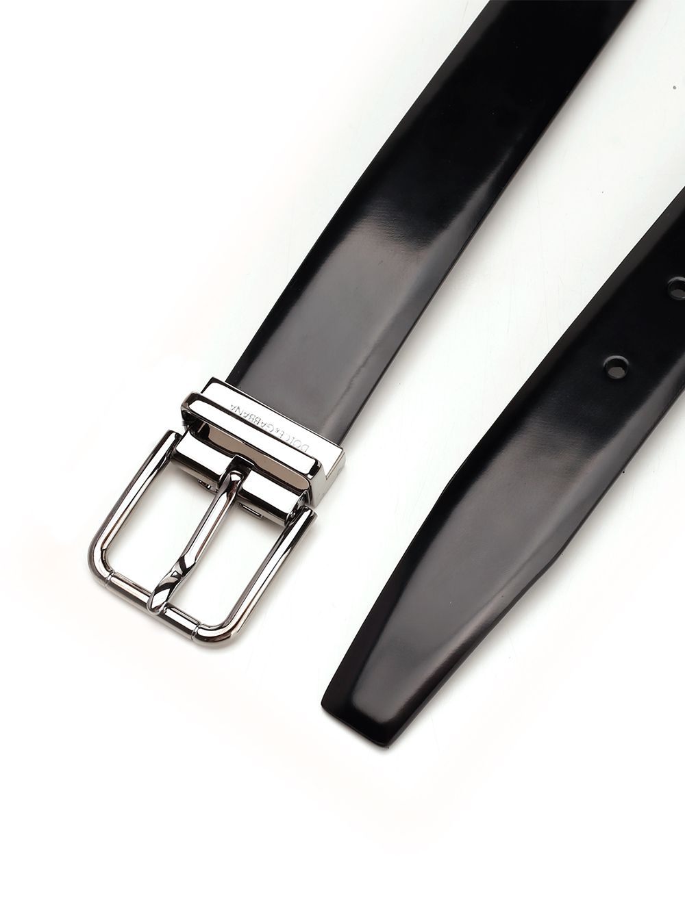 Glossy black belt BC4703 (Dolce & Gabbana / ベルト・サスペンダー ) | Dolce & Gabbana (ドルチェガッバーナ)(1)