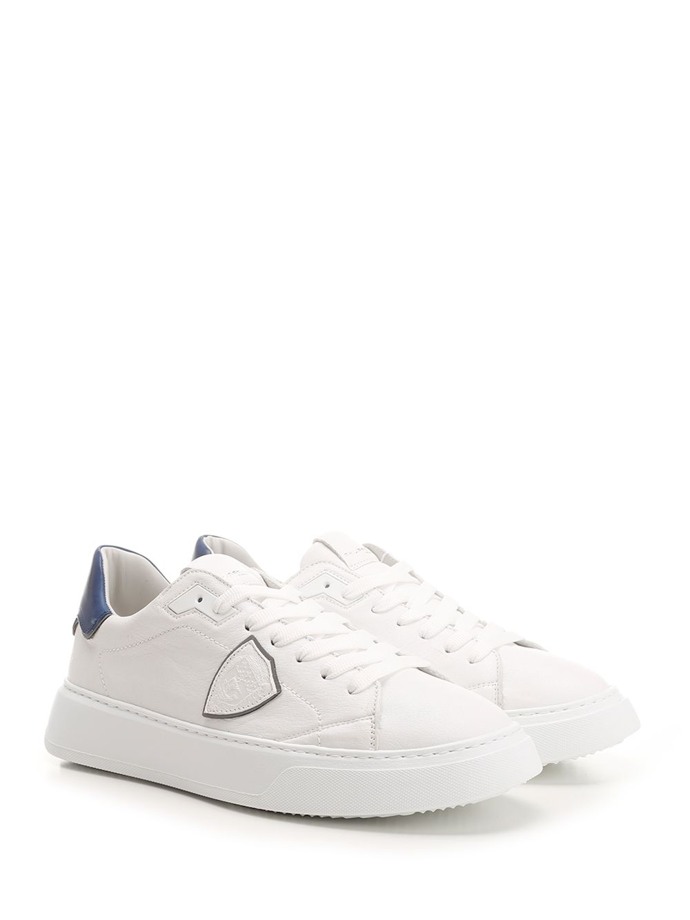 "Temple" sneakers with blue heel tab BTLUWX13WX13 (PHILIPPE MODEL / スニーカー ) | PHILIPPE MODEL (フィリップモデル)(1)