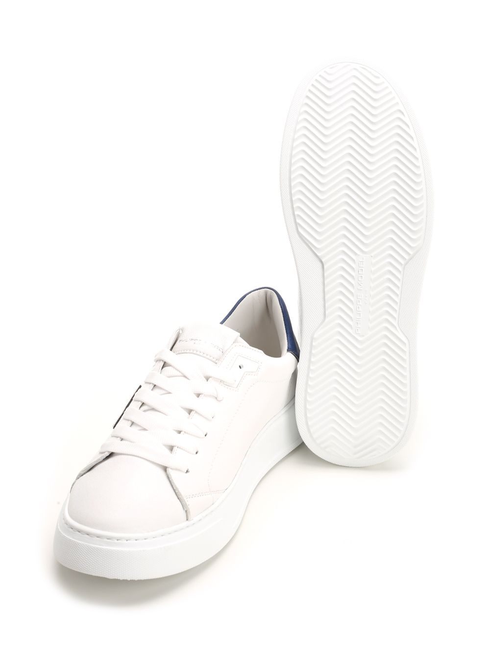 "Temple" sneakers with blue heel tab BTLUWX13WX13 (PHILIPPE MODEL / スニーカー ) | PHILIPPE MODEL (フィリップモデル)(4)
