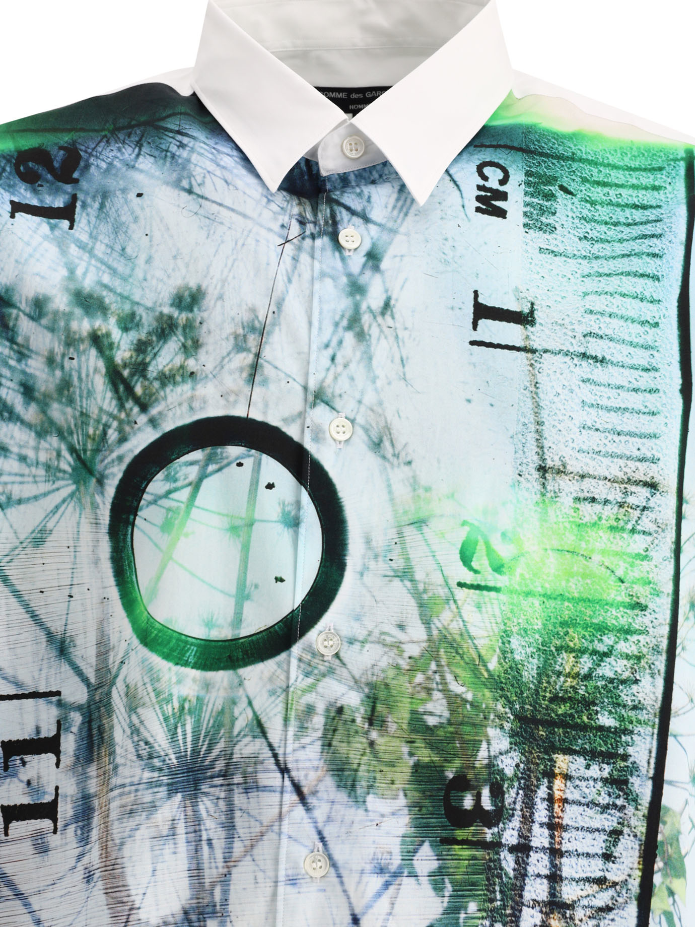 Printed shirt HMB027S24WHITEXPATT (Comme Des Garçons Homme / シャツ・ブラウス ) | Comme Des Garçons Homme (コムデギャルソン オム)(2)