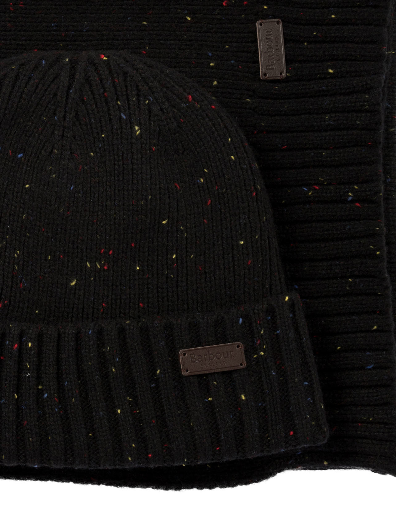 "Carlton Fleck" beanie & scarf set MGS0047MGSBK31 (Barbour / スカーフ・マフラー ) | Barbour (バブアー)(1)