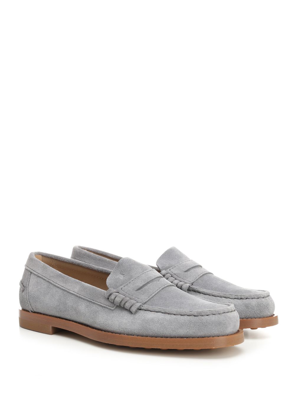 Suede moccasins XXW34L0IO11RE0B413 (Tod's / ローファー ) | Tod's (トッズ)(1)