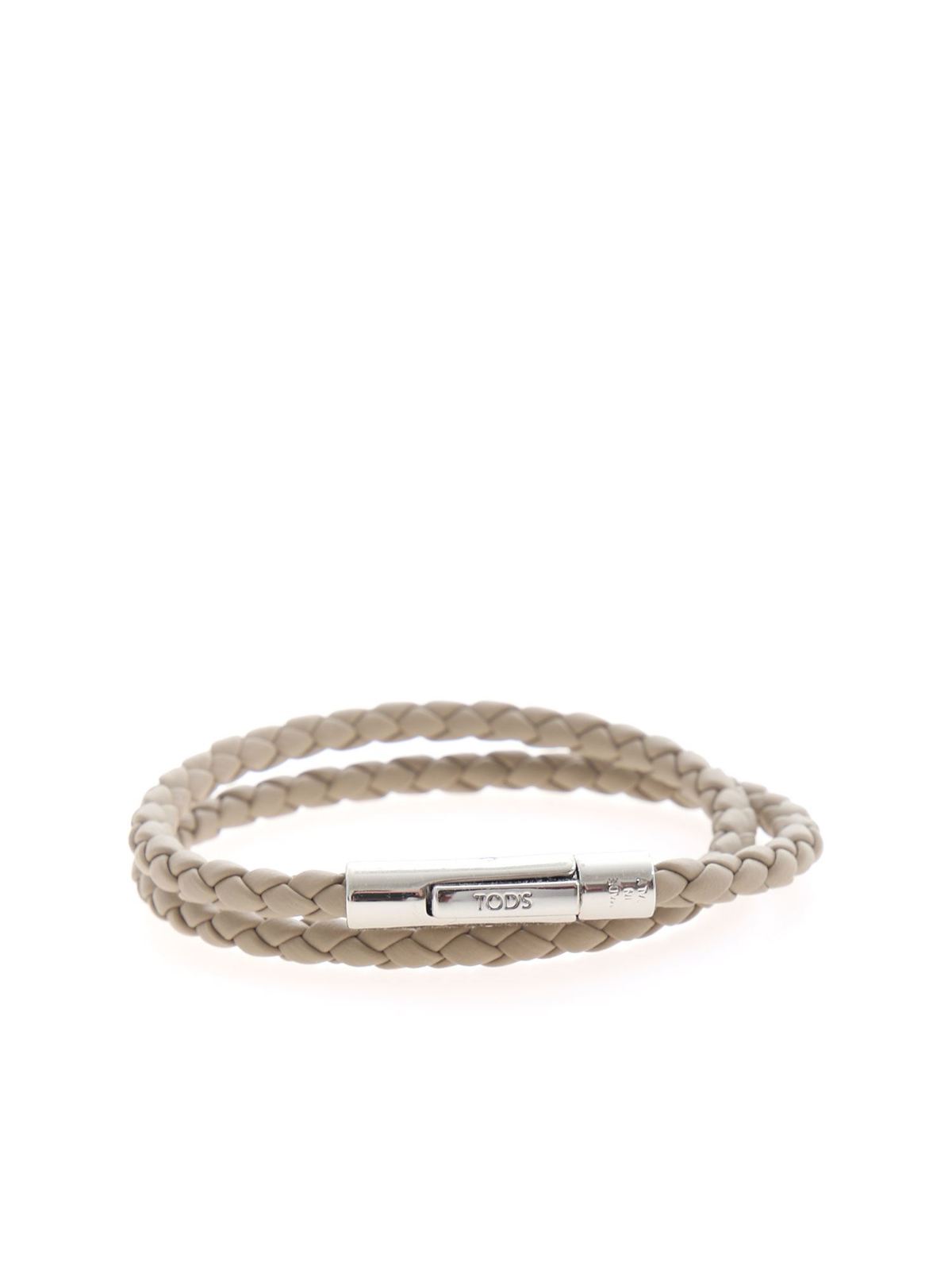 Braided bracelet in beige XEMB1900200FLRC803 (Tod's / ブレスレット ) | Tod's (トッズ)