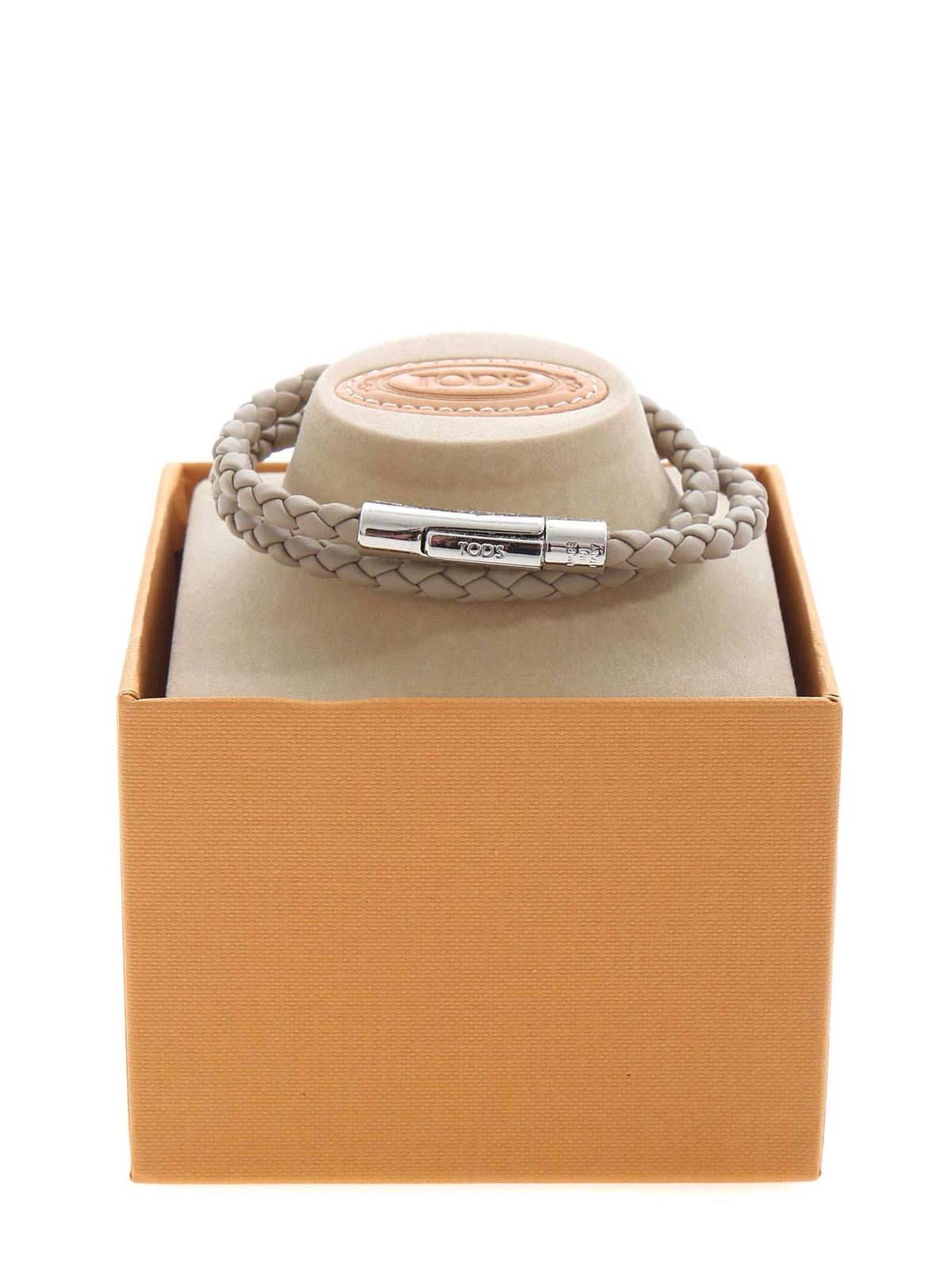Braided bracelet in beige XEMB1900200FLRC803 (Tod's / ブレスレット ) | Tod's (トッズ)(1)