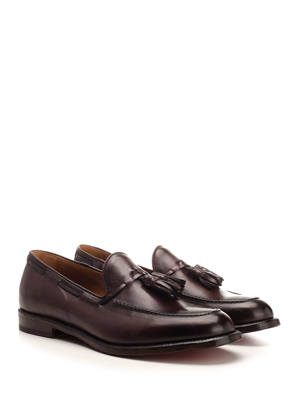 Leather loafer with tassels 1831 (Corvari / ローファー ) | Corvari (コルバリ)(1)