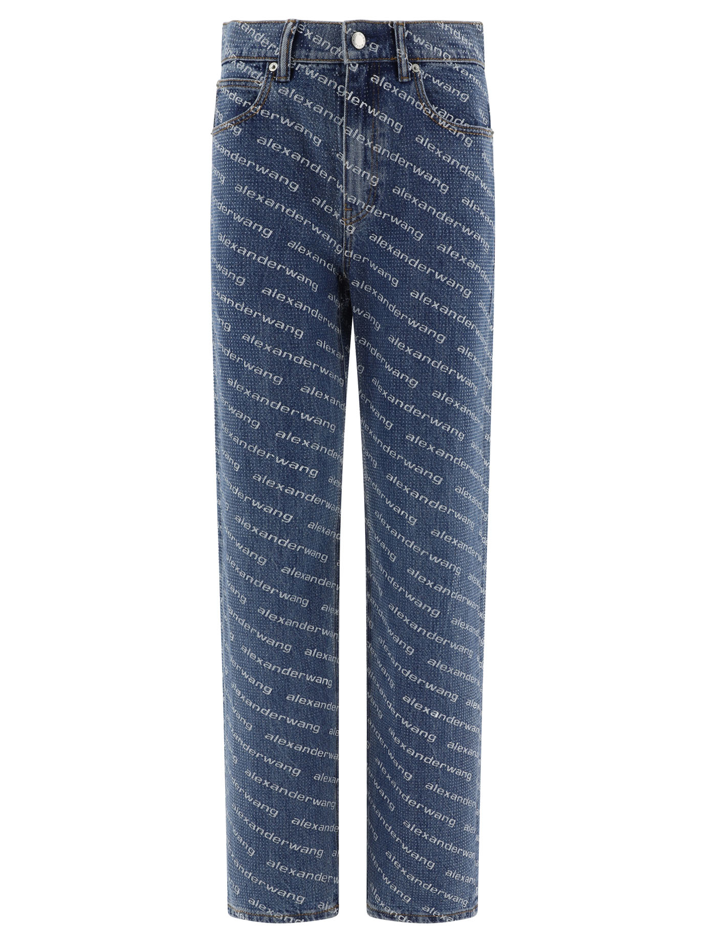 Jeans with logo crystal hotfix 4DC3244453460 (alexanderwang / ジーンズ ) | alexanderwang (アレキサンダーワン)