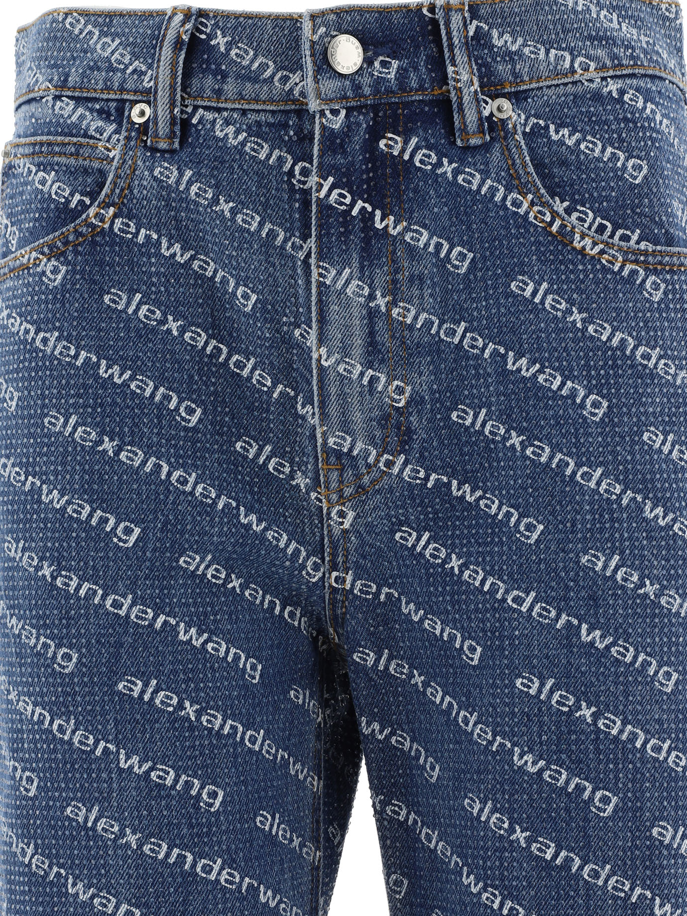 Jeans with logo crystal hotfix 4DC3244453460 (alexanderwang / ジーンズ ) | alexanderwang (アレキサンダーワン)(2)