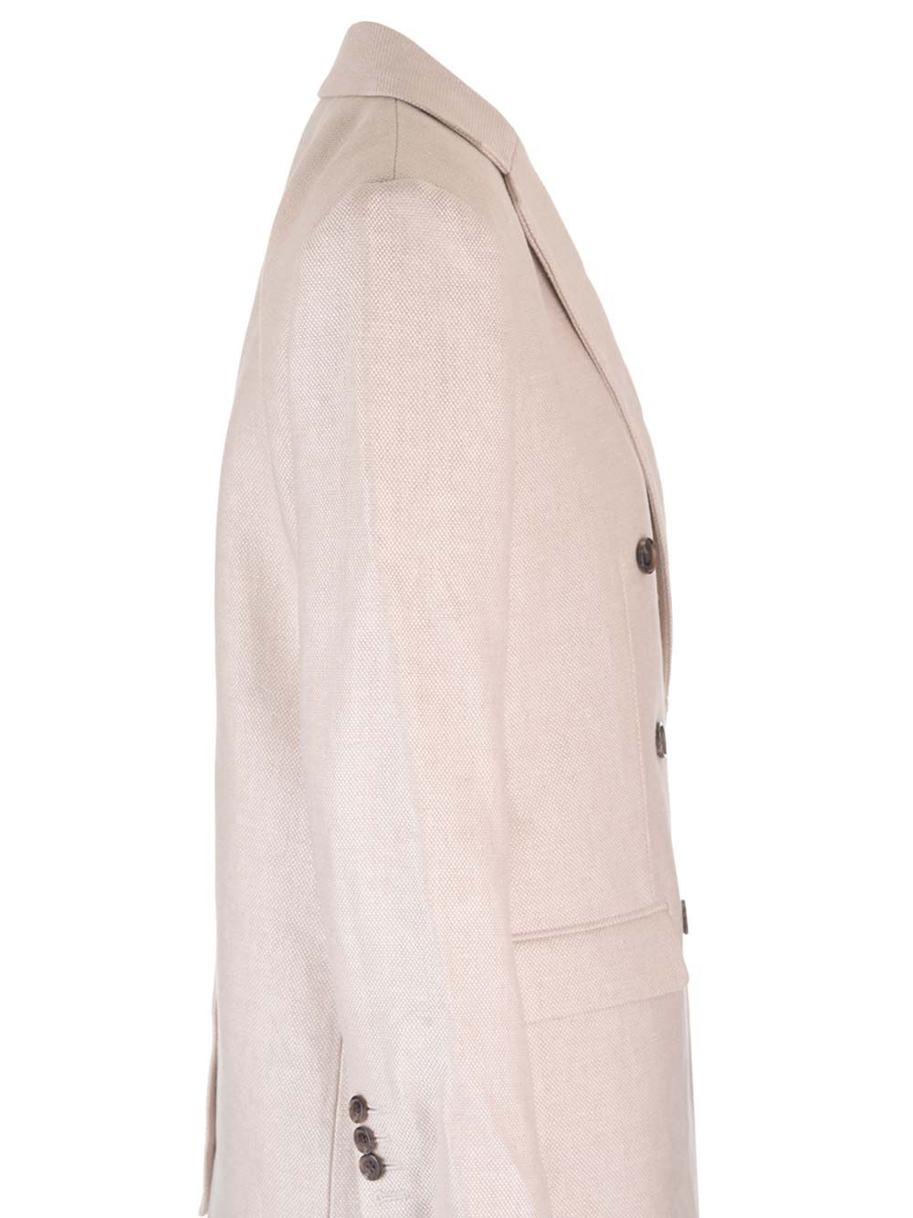 Double-breasted blazer in linen twill O0303103D59 (Theory / ブレザー・ジャケット ) | Theory (セオリー)(5)