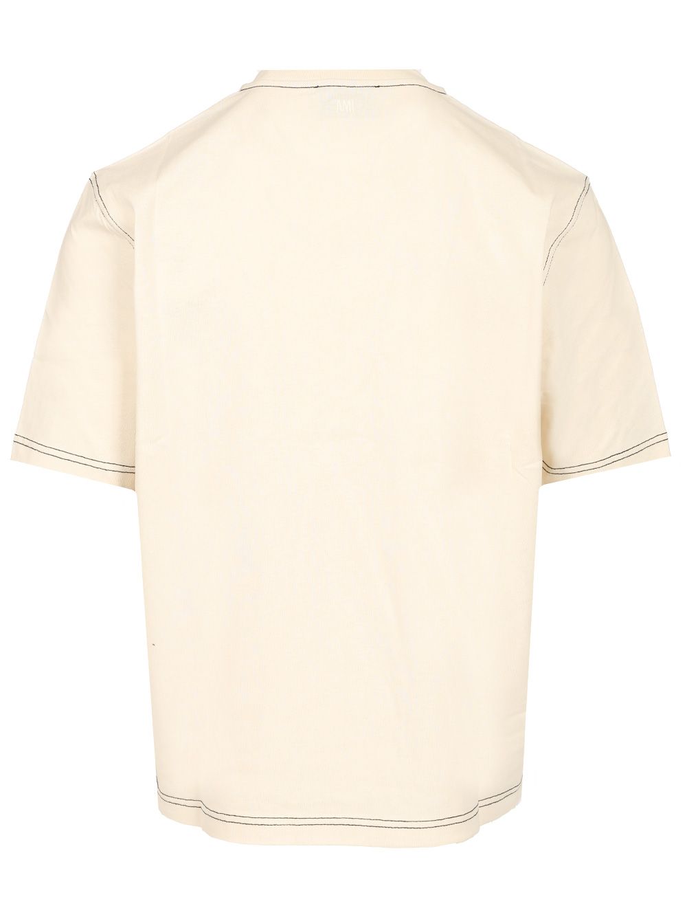 Cotton jersey T-shirt HTS029JE0118136 (AMI Paris / Tシャツ・カットソー ) | AMI Paris (アミパリス)(1)