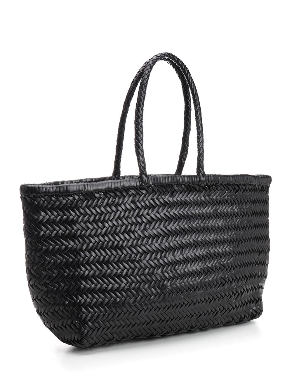 Large Woven Leather Basket 8810BLACK (dragon DIFFUSION / ハンドバッグ・ショルダーバッグ ) | dragon DIFFUSION (ドラゴンディフュージョン)(1)