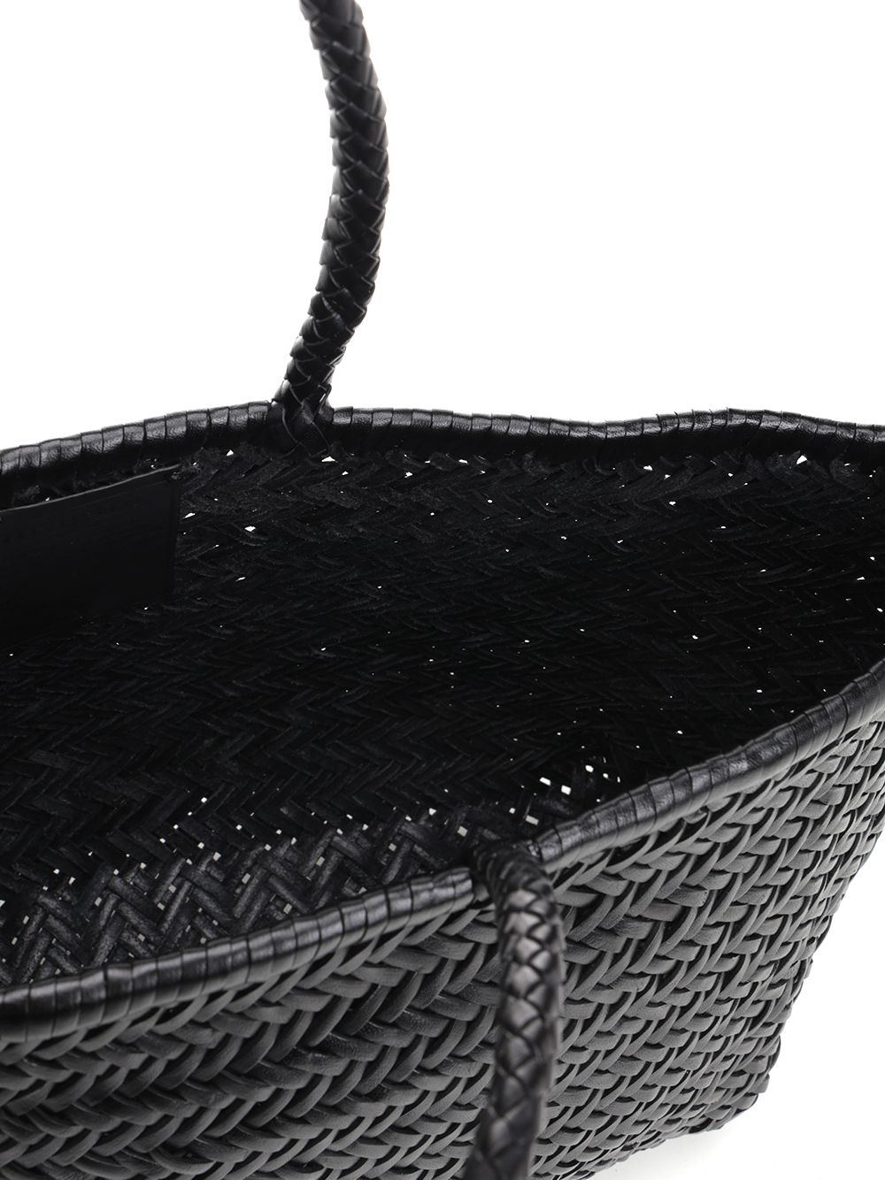 Large Woven Leather Basket 8810BLACK (dragon DIFFUSION / ハンドバッグ・ショルダーバッグ ) | dragon DIFFUSION (ドラゴンディフュージョン)(3)