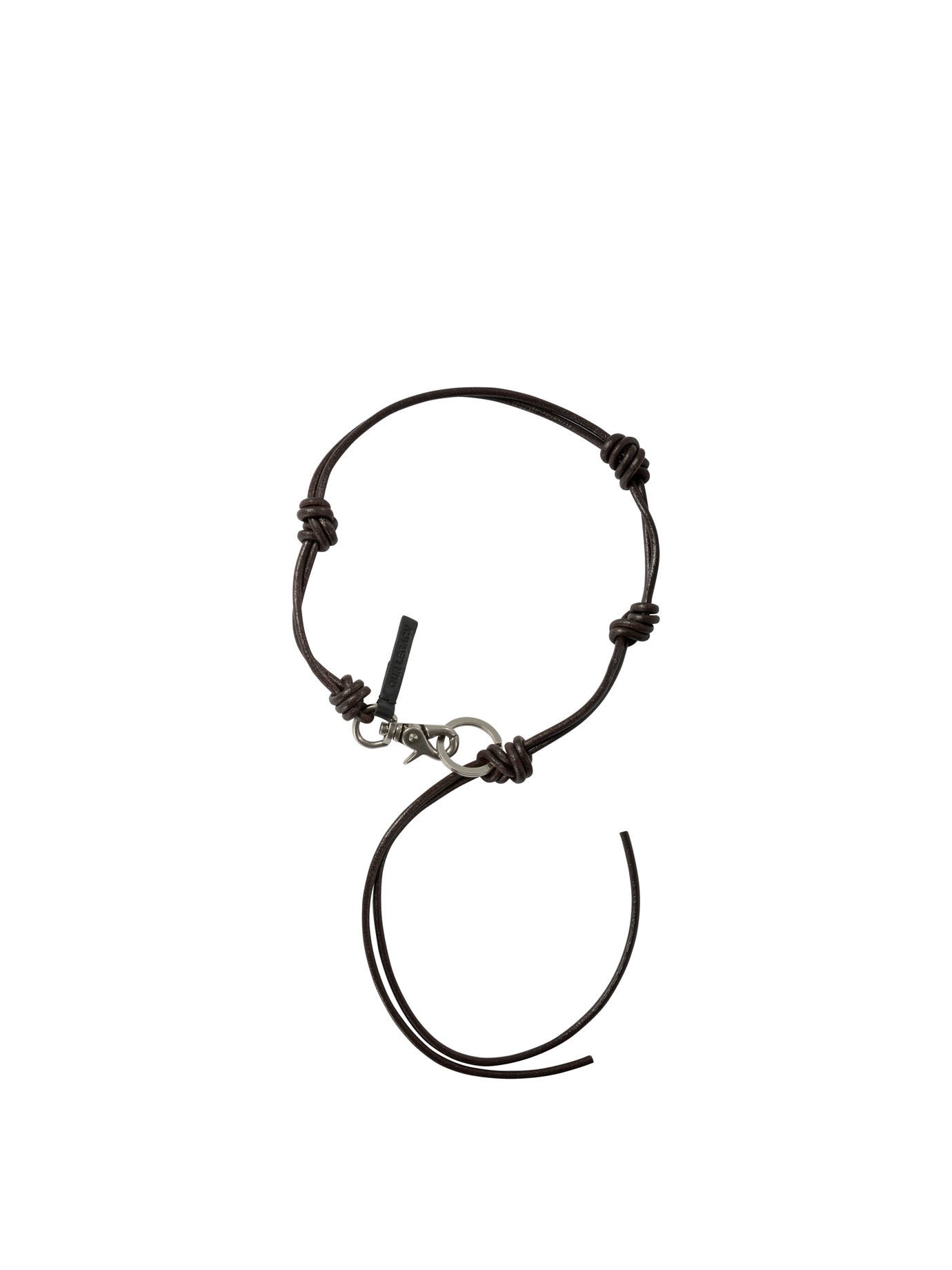 "Udon Ladon" keychain A4248ULDDARKBROWNLEATHER (OUR LEGACY / キーリング・キーケース ) | OUR LEGACY (アワーレガシー)