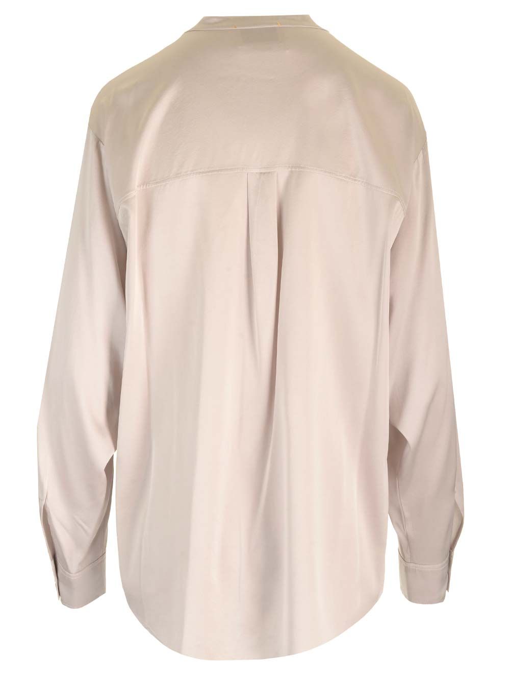 stretch heavy satin silk collar shirt perla 12885F46A7023 (forte_forte / シャツ・ブラウス ) | forte_forte (フォルテ フォルテ)(1)