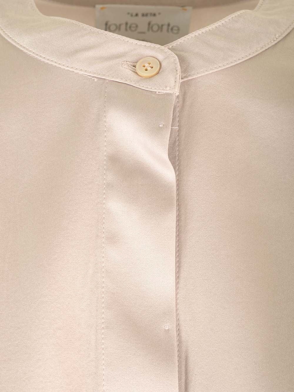 stretch heavy satin silk collar shirt perla 12885F46A7023 (forte_forte / シャツ・ブラウス ) | forte_forte (フォルテ フォルテ)(3)