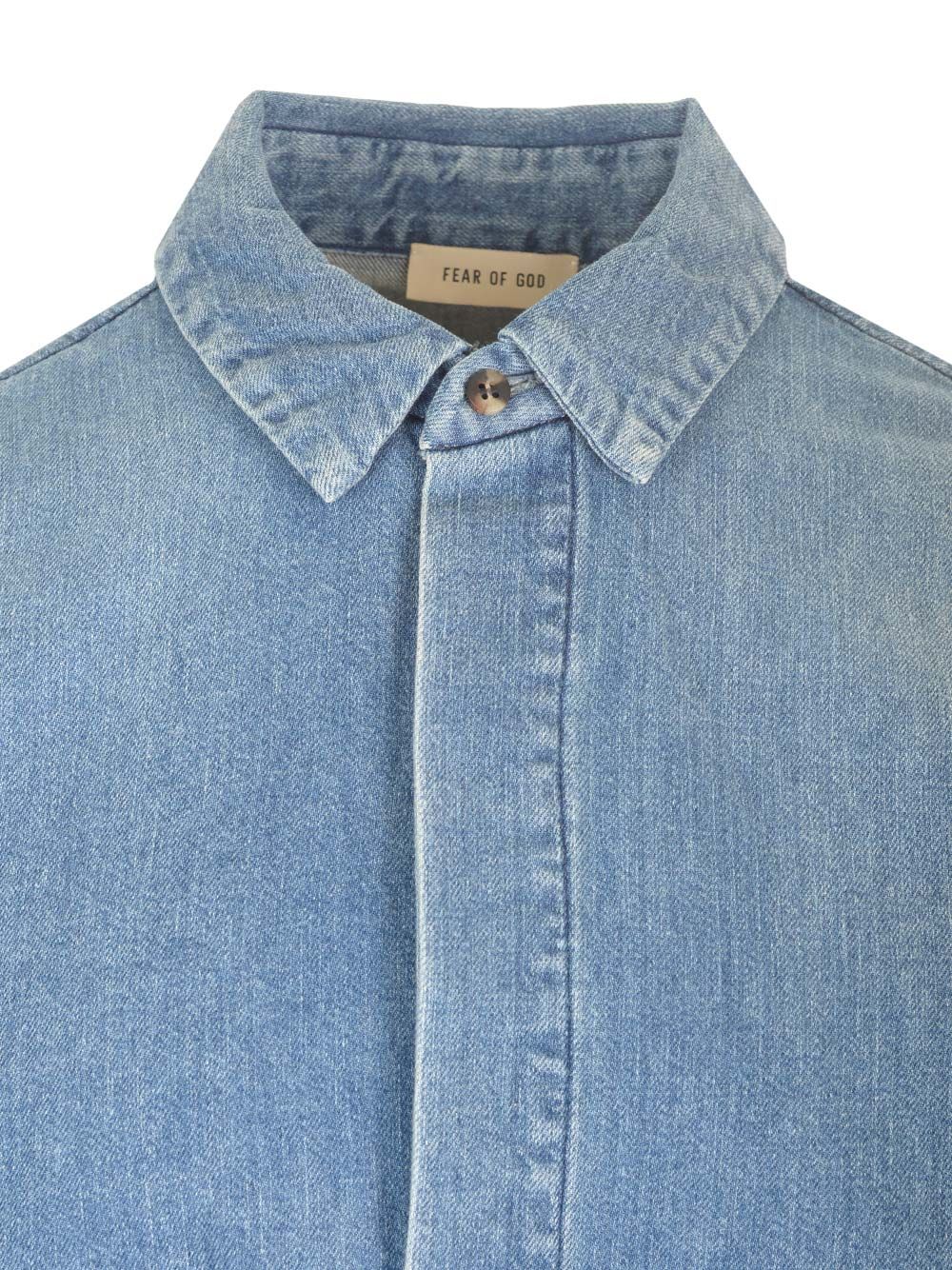 "Vented" denim shirt FG24FW501018DNM436MediumIndigo (Fear of God / シャツ・ブラウス ) | Fear of God (フィアオブゴッド)(3)