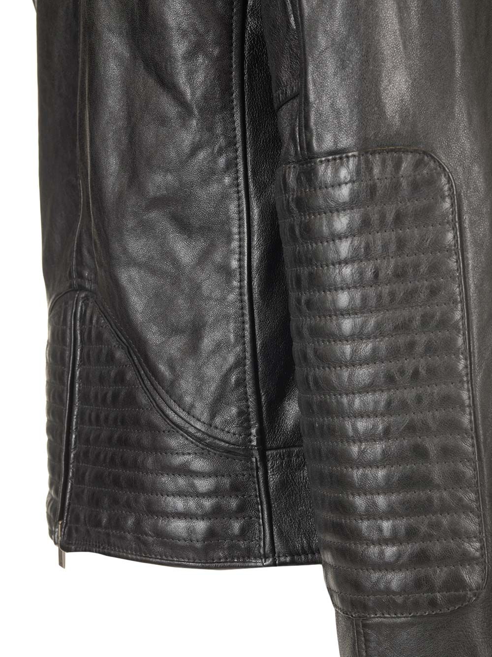 Black leather jacket GMP02258P00119590100 (Golden Goose / レザー&ファージャケット・コート ) | Golden Goose (ゴールデングース)(7)
